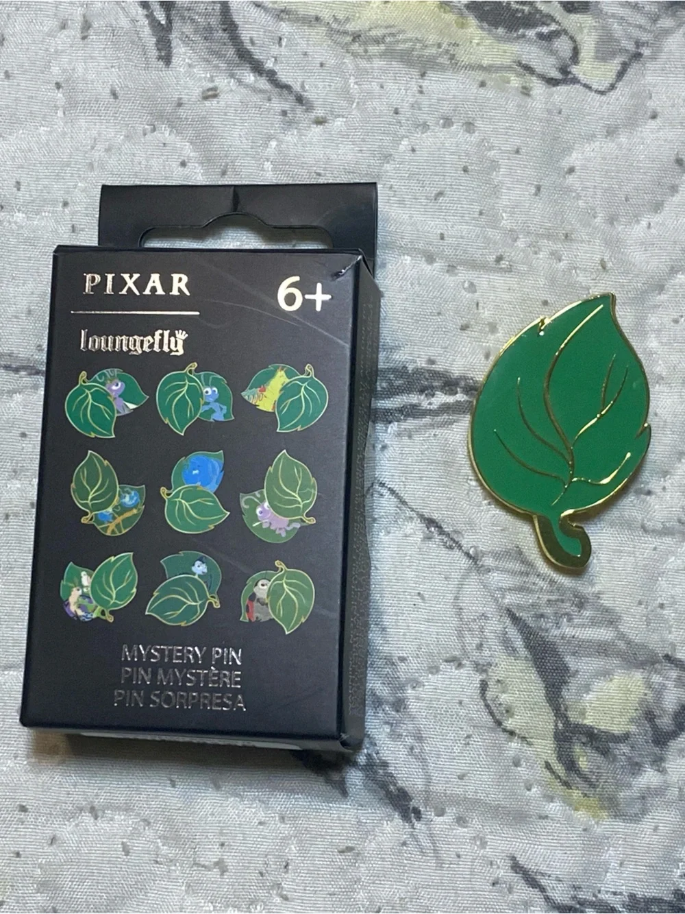 Loungefly Pixar Leaf Mystery Double Enamel Pin- Manny and Gypsy Moth